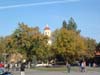 White Plaza and the Hoover Tower
